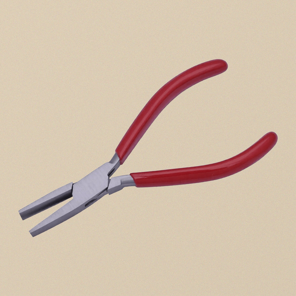 Half Round Flat Nose Pliers, Stainless Steel, 6- Inch, Slim German Pattern, for Jewellery Crafts and Beading | Jewellery Making Tools | Toolsmith Ltd UK