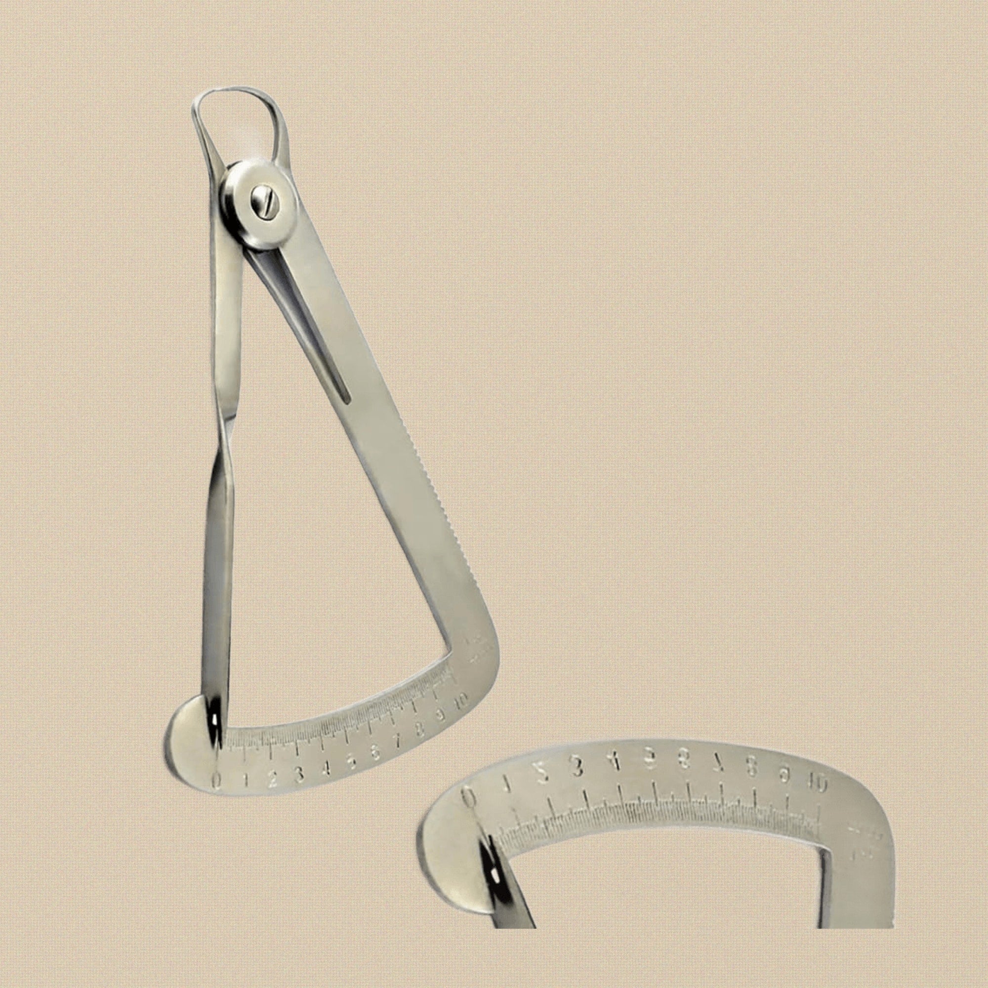 Multi Purpose Spring Wax Calipers, Professional Crown Gauge Measuring Tool, Stainless Steel, 1-10 mm Range, for Jewellery Hobby Crafts Work | Dental Instruments | Toolsmith Ltd UK