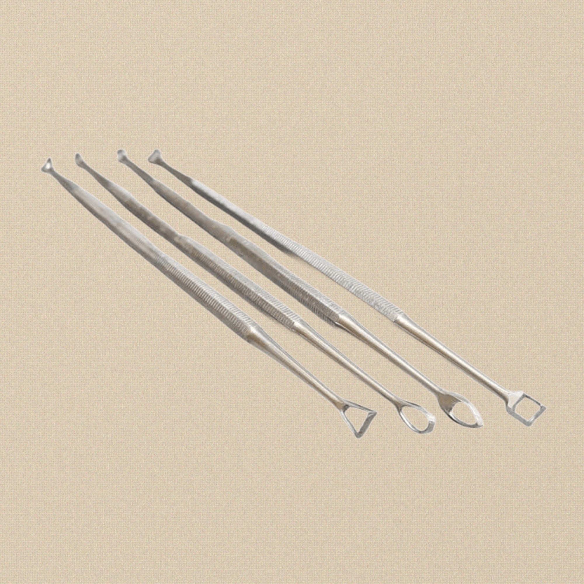 Professional 4 Pieces Double-Ended Wax Carving Tools Set, Stainless Steel Probes Carvers and Picks for Jewellery, Clay Art, Sculpture, Modelling | Jewellery Making Tools | Toolsmith Ltd UK
