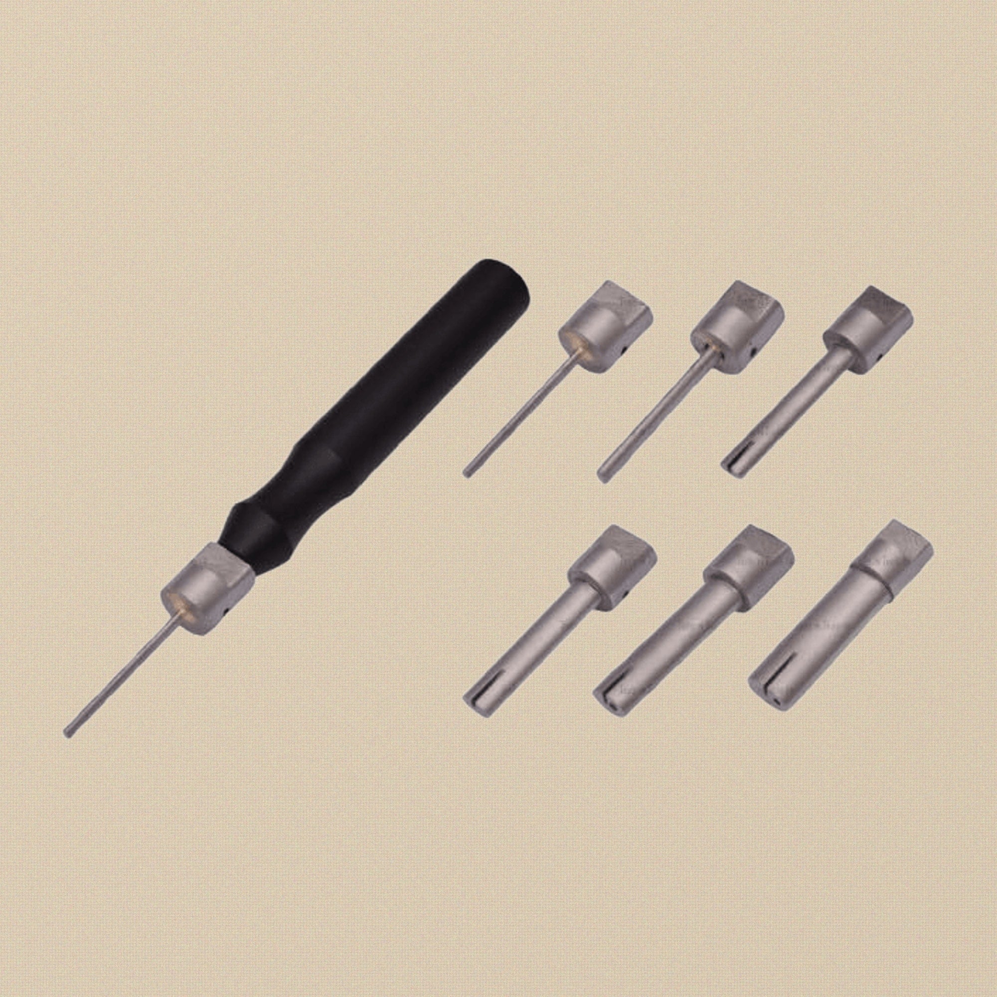 Mini Oval Mandrel Set, 2x3 – 8x12 mm, 6 Sizes with Handle and Storage Case, Jewellery Making, Wires Wrapping Looping etc | Jewellery Making Tools | Toolsmith Ltd UK