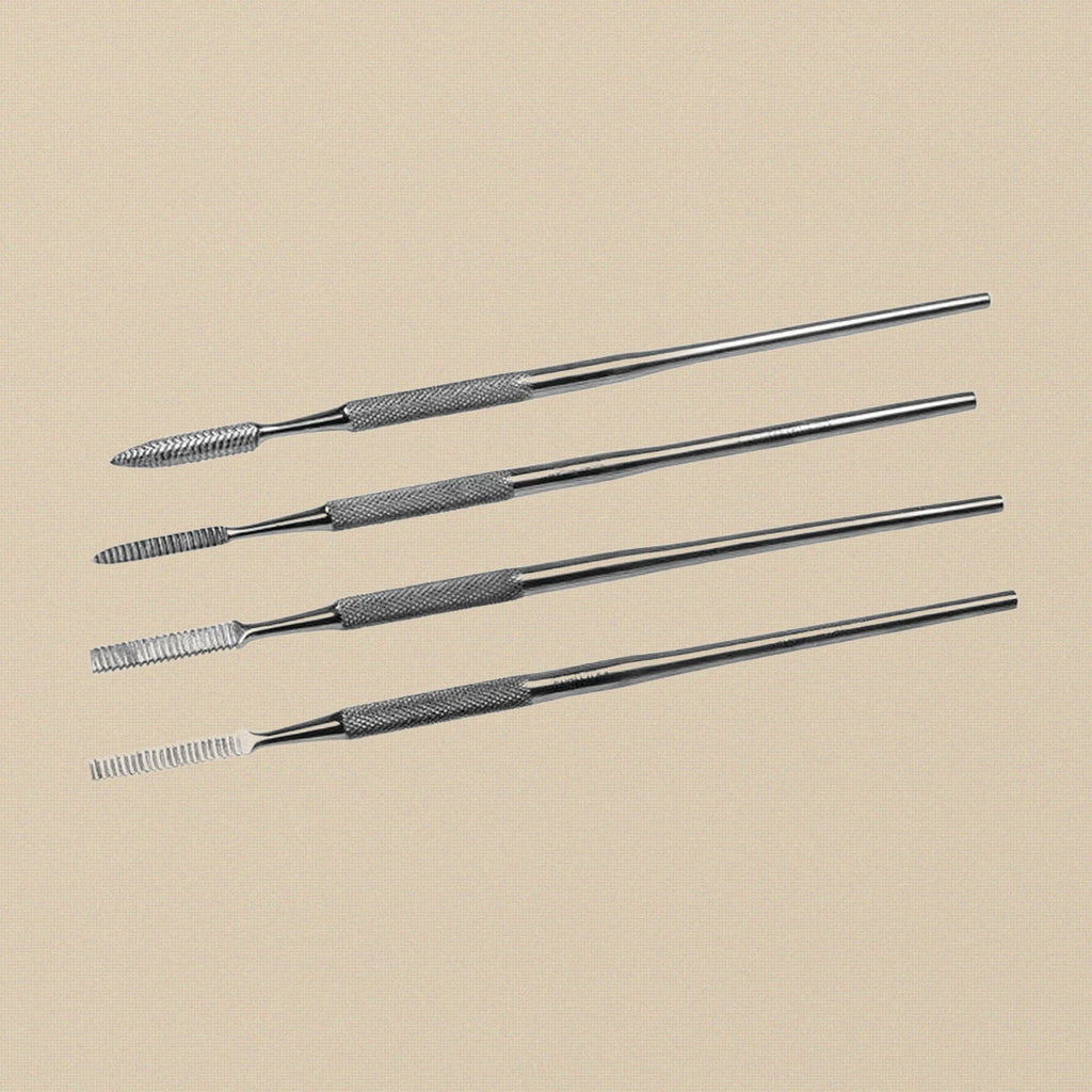 Professional Wax Carving File Set, 4-Piece Stainless Steel Jewellery Making Tools, Precision Casting Files for Crafting and Modeling | Jewellery Making Tools | Toolsmith Ltd UK