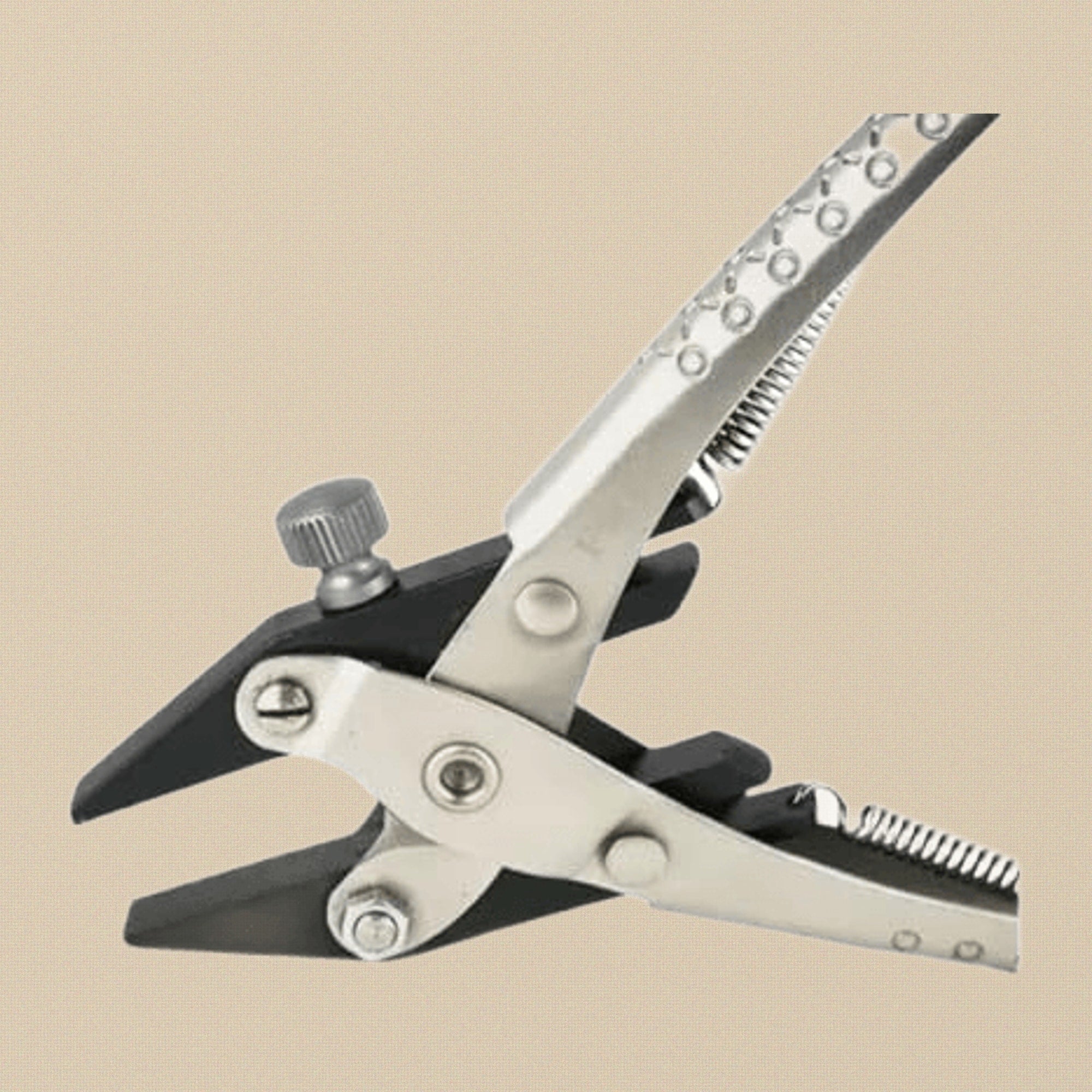 160 mm Parallel Action Pliers with Adjustable Screw, Flat Nose, Smooth Jaws for Jewellery Making and Crafts | Jewellery Making Tools | Toolsmith Ltd UK