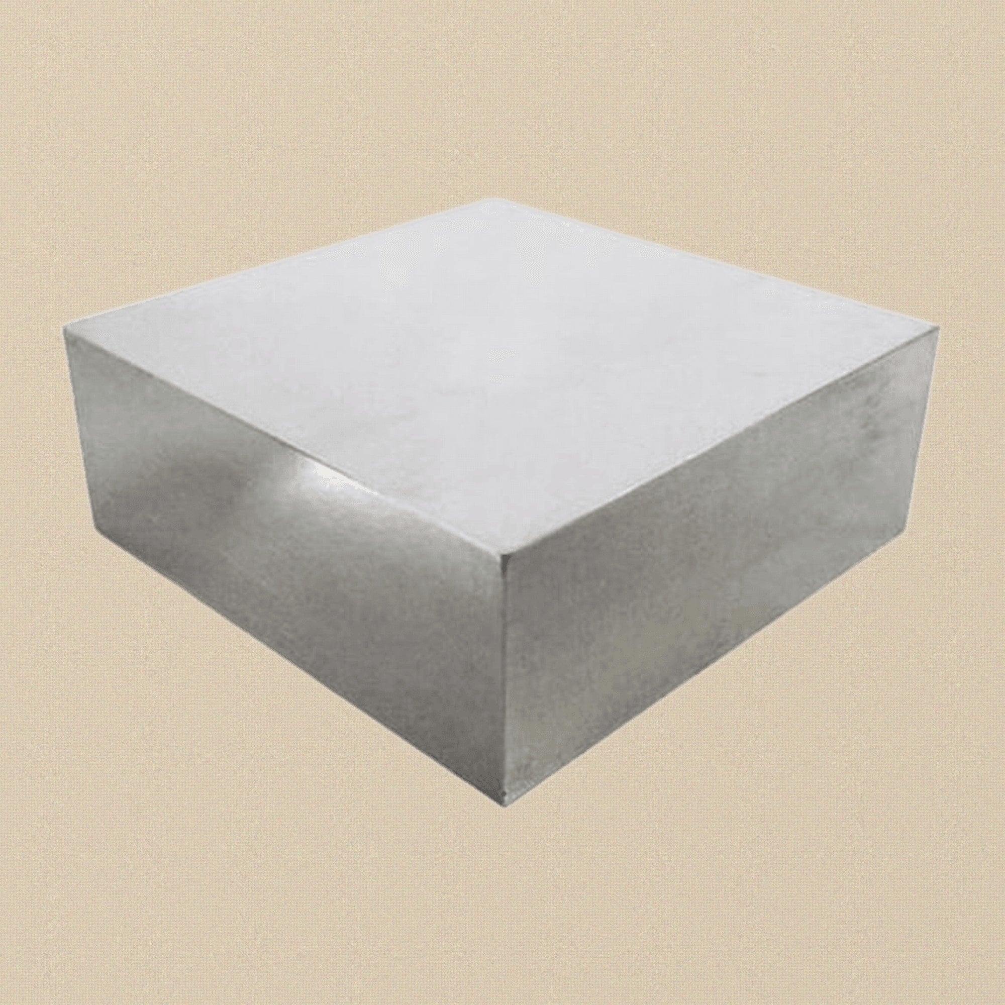Solid Steel Doming Bench Block Anvil, Hardened Square, 2"X 2"X 3/4" (5.08cm x 5.08cm x 1.91cm) | Jewellery Making Tools | Toolsmith Ltd UK
