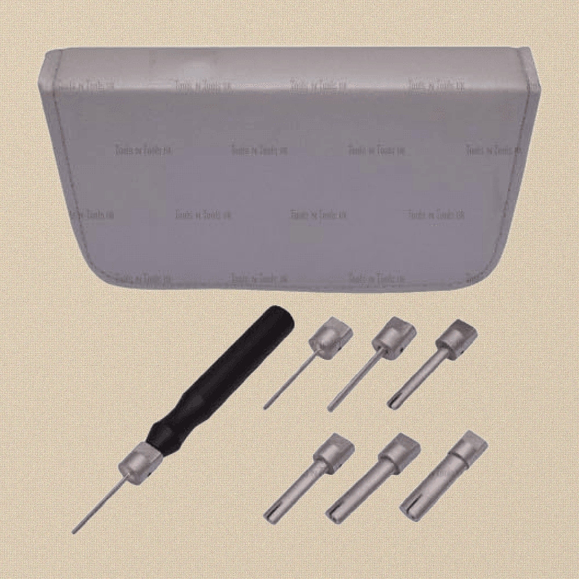 Mini Oval Mandrel Set, 2x3 – 8x12 mm, 6 Sizes with Handle and Storage Case, Jewellery Making, Wires Wrapping Looping etc | Jewellery Making Tools | Toolsmith Ltd UK
