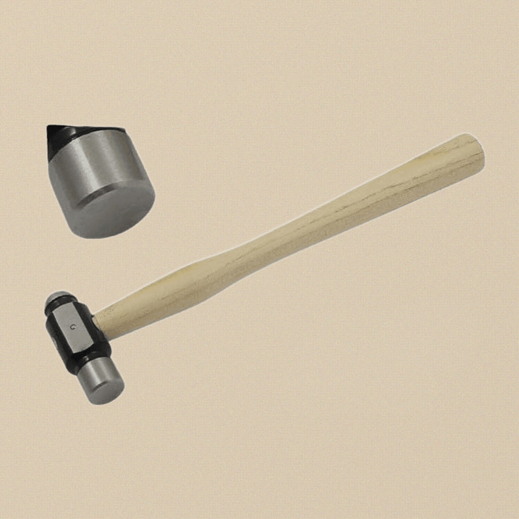 Ball Peen Hammer, 4 oz/ 113g, Metal Working Tool for Jewellery Making and Crafts, Wooden Handle | Jewellery Making Tools | Toolsmith Ltd UK