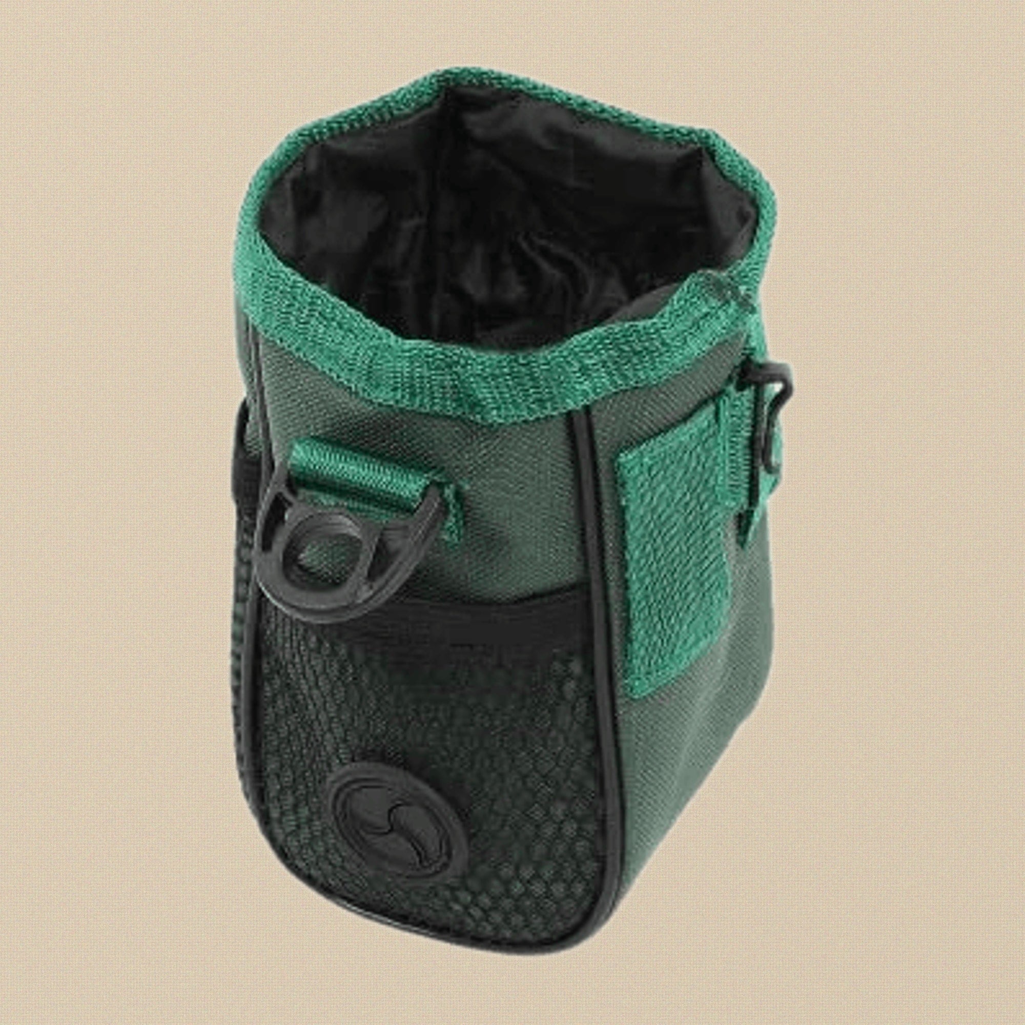 Green Pet Training Treat Pouch, 6" x 3" Dog Cat Premium Treat Bag with Detachable Shoulder Strap, for Puppy Obedience Training, Waist Clip Dispenser with Waste Bag Holder | Pet Grooming Tools | Toolsmith Ltd UK