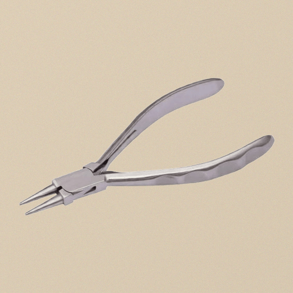 Design Handles Round Nose Pliers for Jewellery Making, Polished Stainless Steel, 5.5 Inch, Wire Crafts Tool | Jewellery Making Tools | Toolsmith Ltd UK