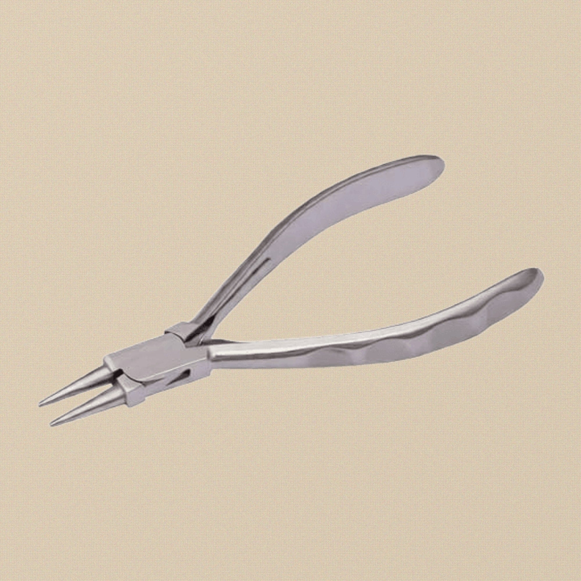 Design Handles Round Nose Pliers for Jewellery Making, Polished Stainless Steel, 5.5 Inch, Wire Crafts Tool | Jewellery Making Tools | Toolsmith Ltd UK