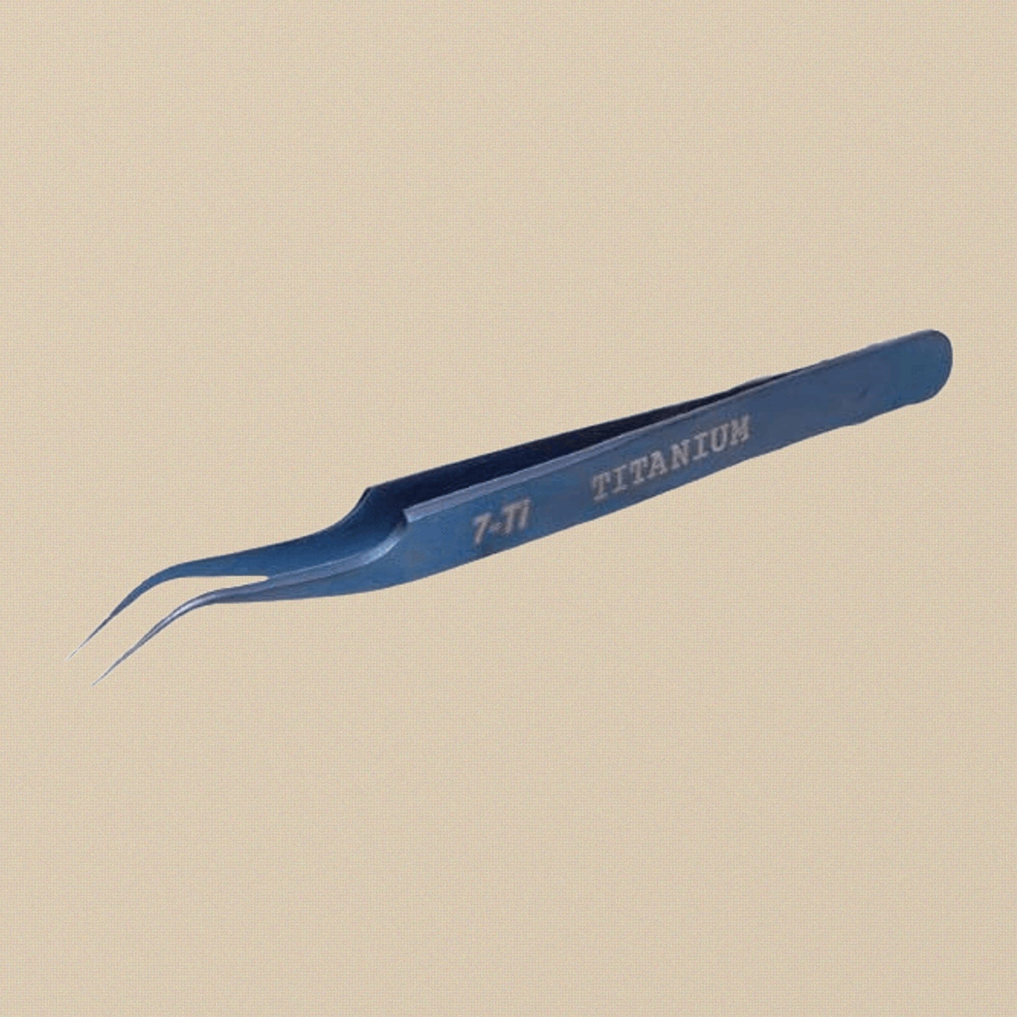7-Ti, Titanium Professional Tweezers, 115mm, Anti-Magnetic, for Watch and Jewellery Repairs | Jewellery Making Tools | Toolsmith Ltd UK