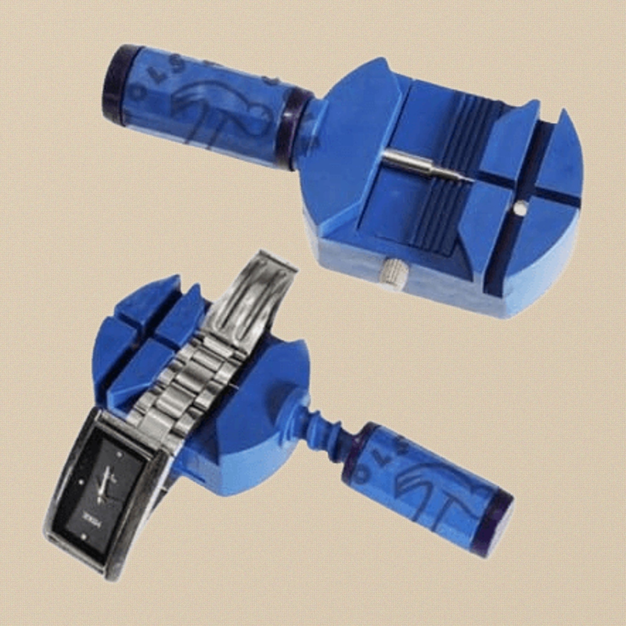 Watch Band Link Removal Tool, Metal Pin Strap Adjuster, Blue | Watch & Clock Tools | Toolsmith Ltd UK