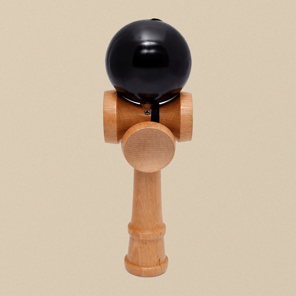 Professional 5 Way Kendama Toy, Black, Beech Wood, Competition Grade, Glistening Finish | Jewellery Making Tools | Toolsmith Ltd UK