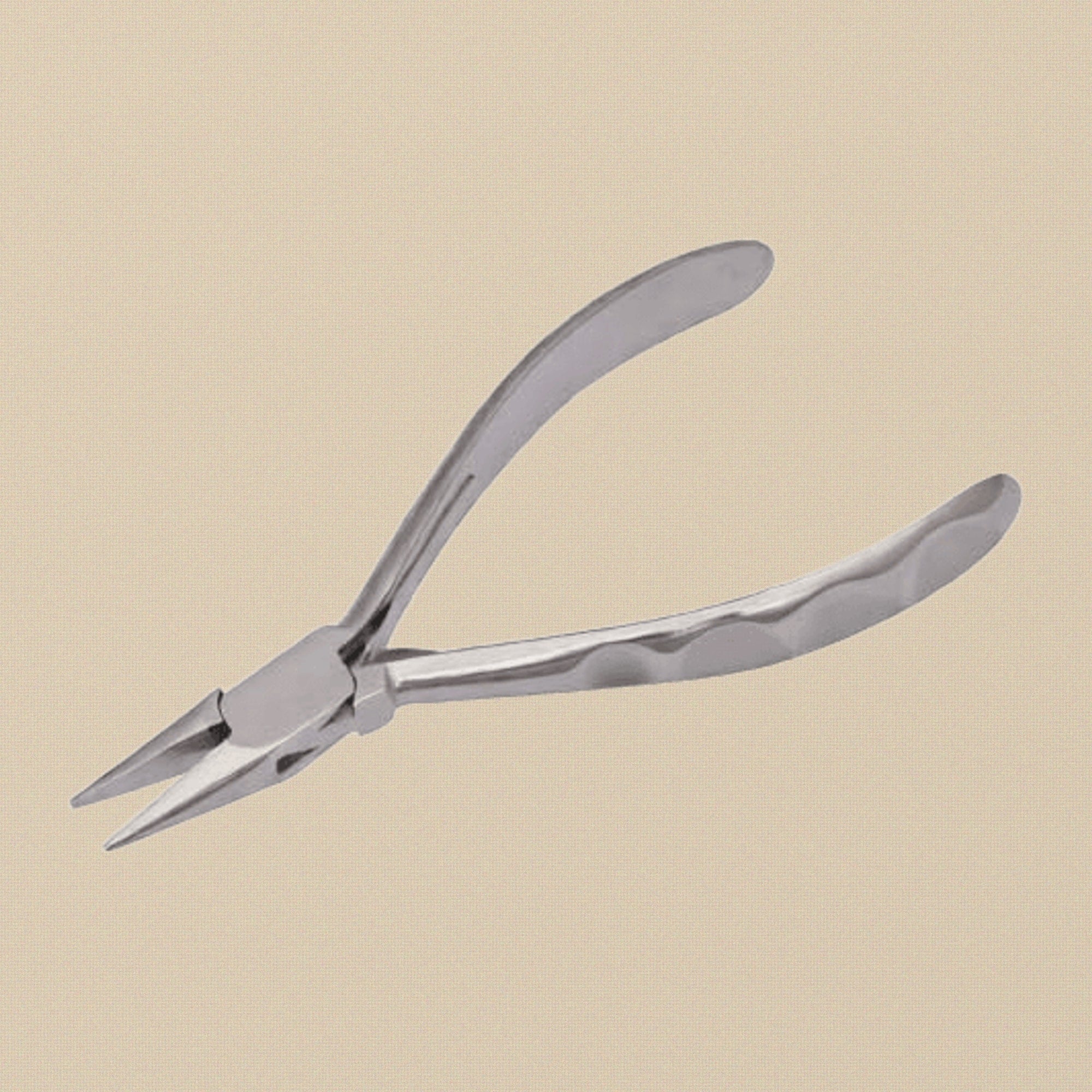 Design Handles Chain Nose Pliers for Jewellery Making, Polished Stainless Steel, 5.5 Inch, Wire Crafts Tool | Jewellery Making Tools | Toolsmith Ltd UK