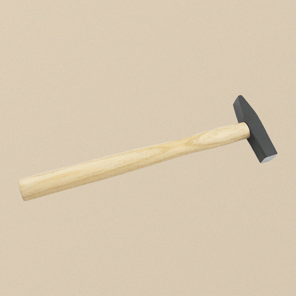 Locksmith Hammer with Wooden Handle, Octagonal and Rectangular Faces, Silversmith Repousse Jewellers Tool | Jewellery Making Tools | Toolsmith Ltd UK