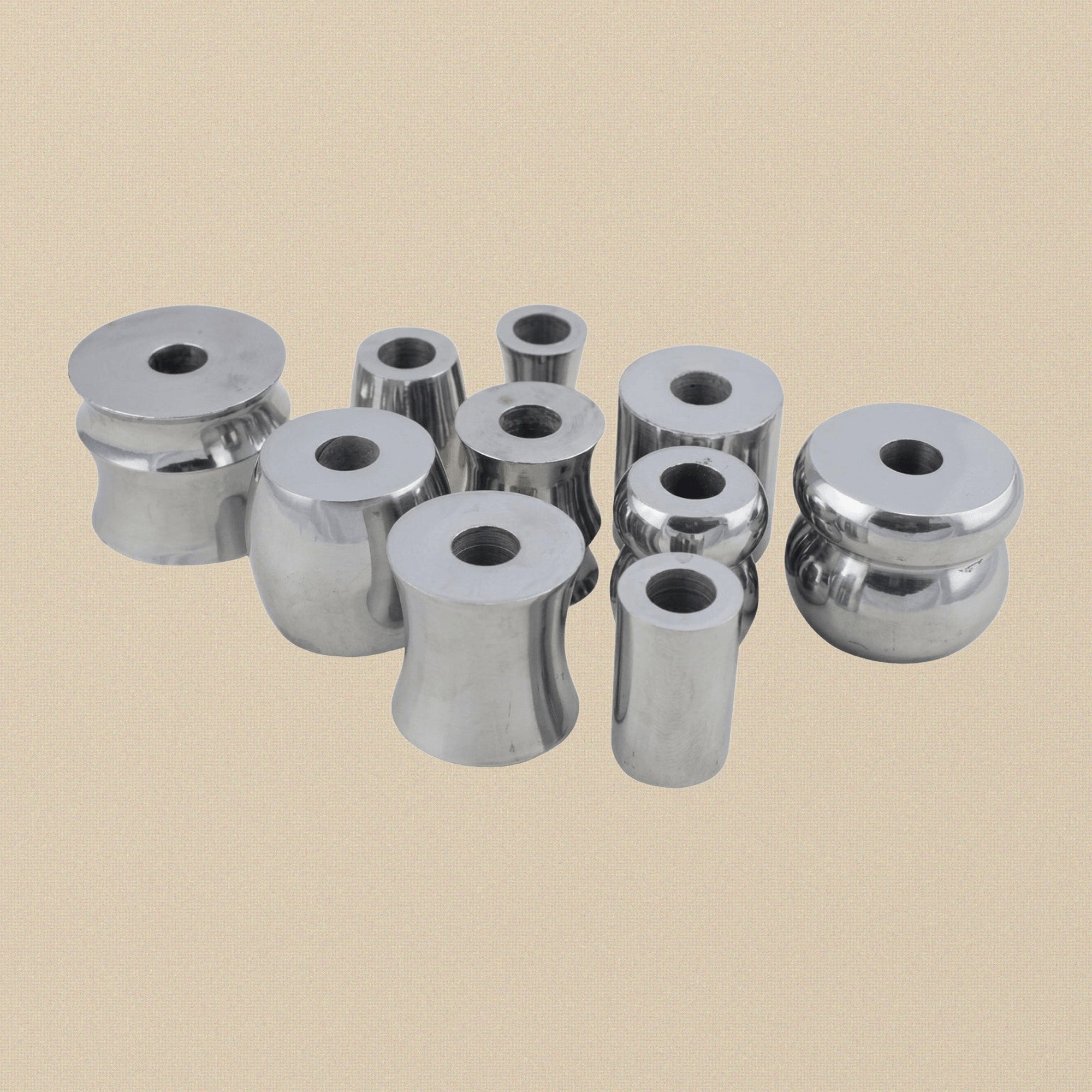 Steel Bracelet Forming Die Set, 10 Pieces, Jewellery Making Tools with Domed and Flat Dies, Bangle Making Kit, Comes with Nylon Forming Hammer | Jewellery Making Tools | Toolsmith Ltd UK