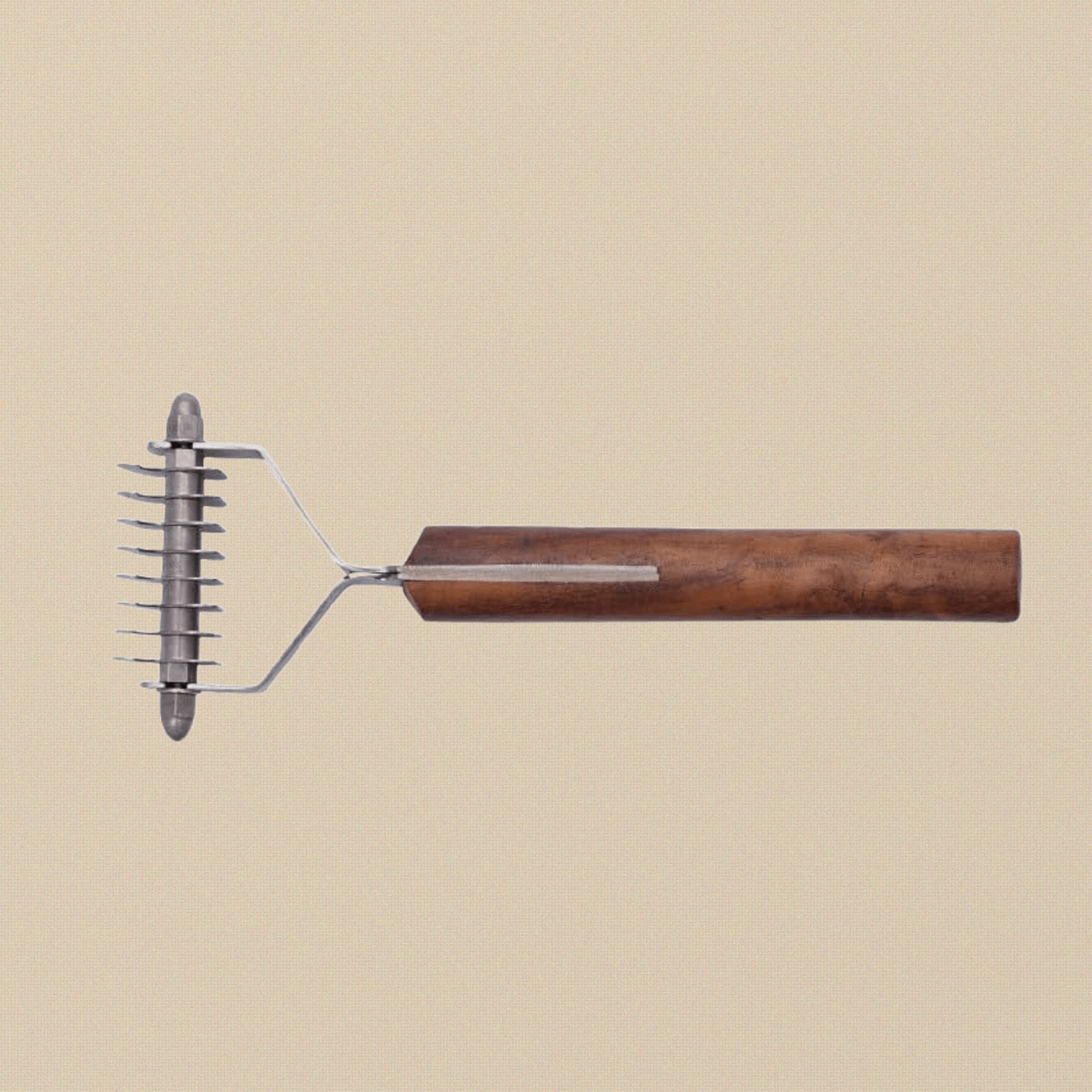 8 Blade Stripper Pets Grooming Deshedding Tool, Comb with Wooden Handle for Dogs and Cats, Dematting and Grooming Brush | Pet Grooming Tools | Toolsmith Ltd UK
