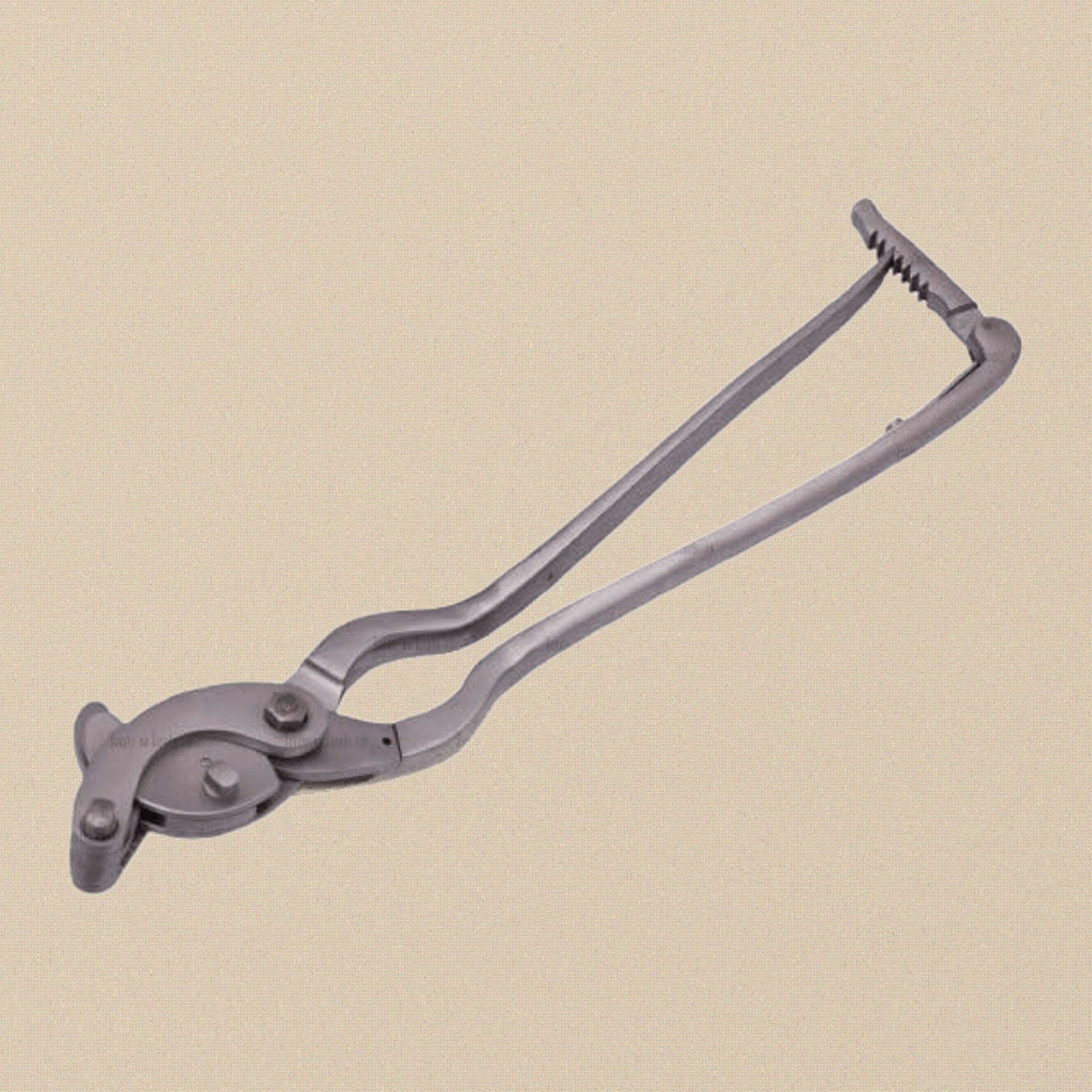 Professional Veterinary Curved Handle Serra Emasculator, 14.5-Inch Heavy Duty Triple Crush Castration Tool, Stainless Steel | Veterinary Instruments | Toolsmith Ltd UK