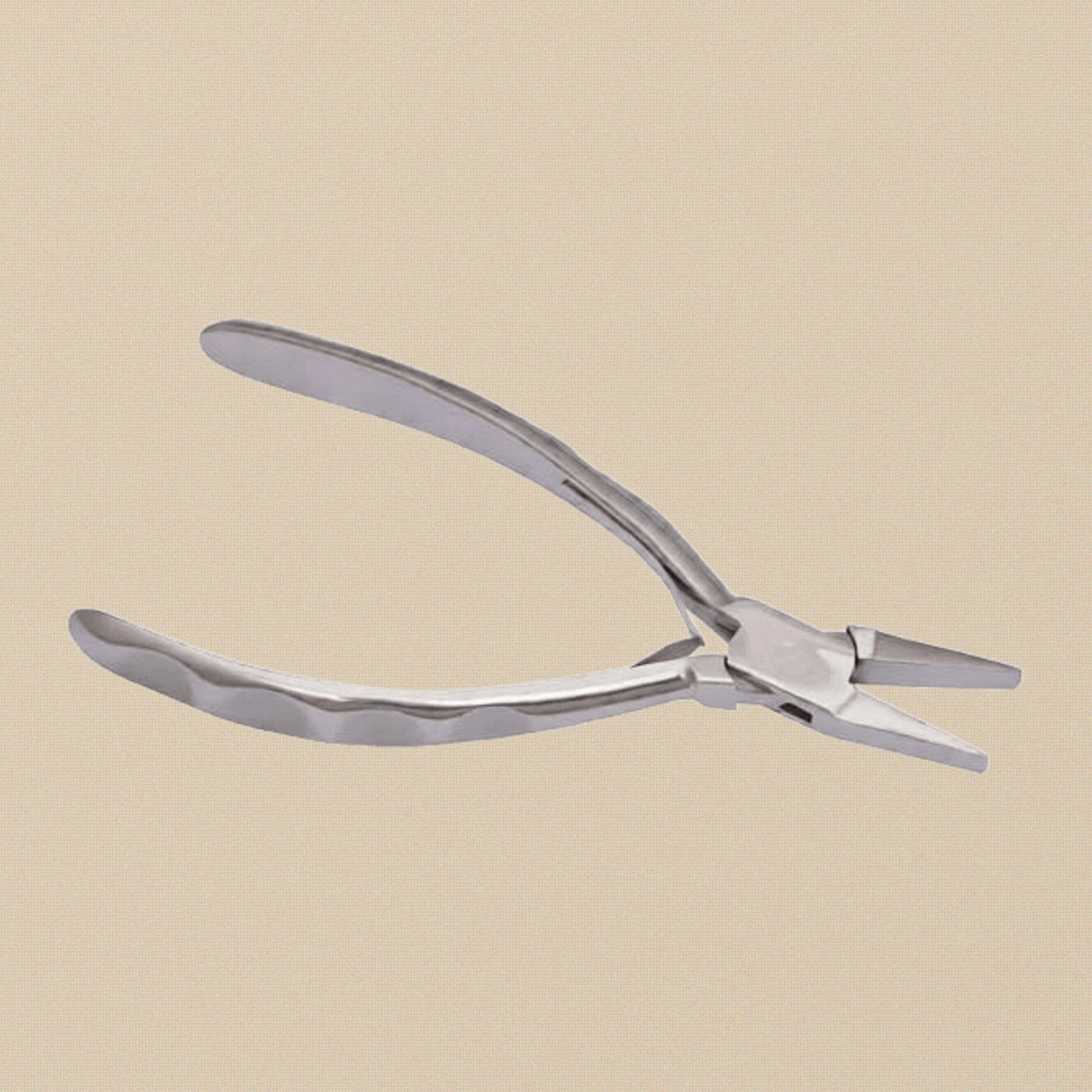 Design Handles Flat Nose Pliers for Jewellery Crafts, Polished Stainless Steel, 5.5 Inch, Wire Working Tool | Jewellery Making Tools | Toolsmith Ltd UK