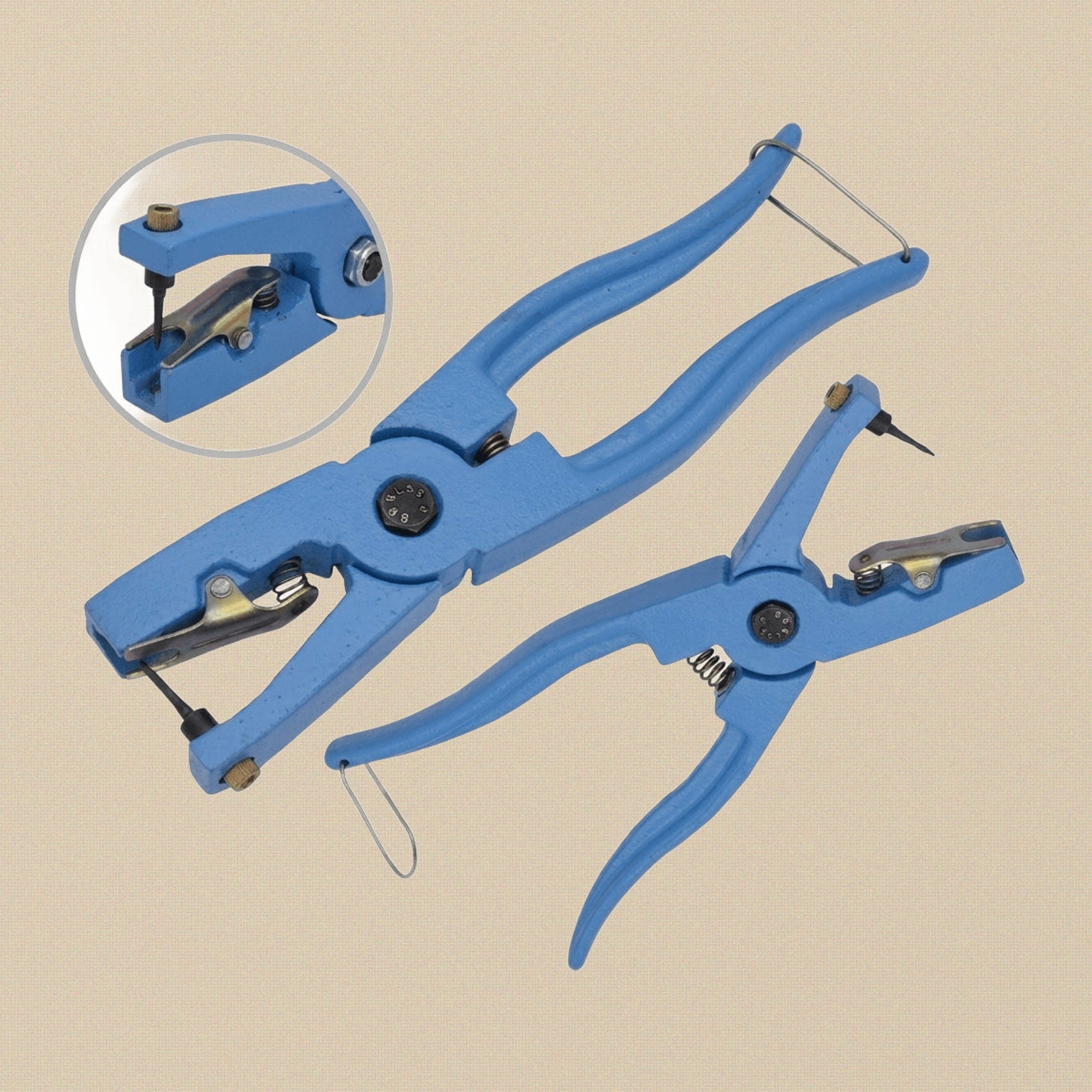 Professional Livestock Ear Tag Pliers, 23 cm Aluminium Veterinary Applicator Tool, Compatible with Allflex Tags | Veterinary Instruments | Toolsmith Ltd UK