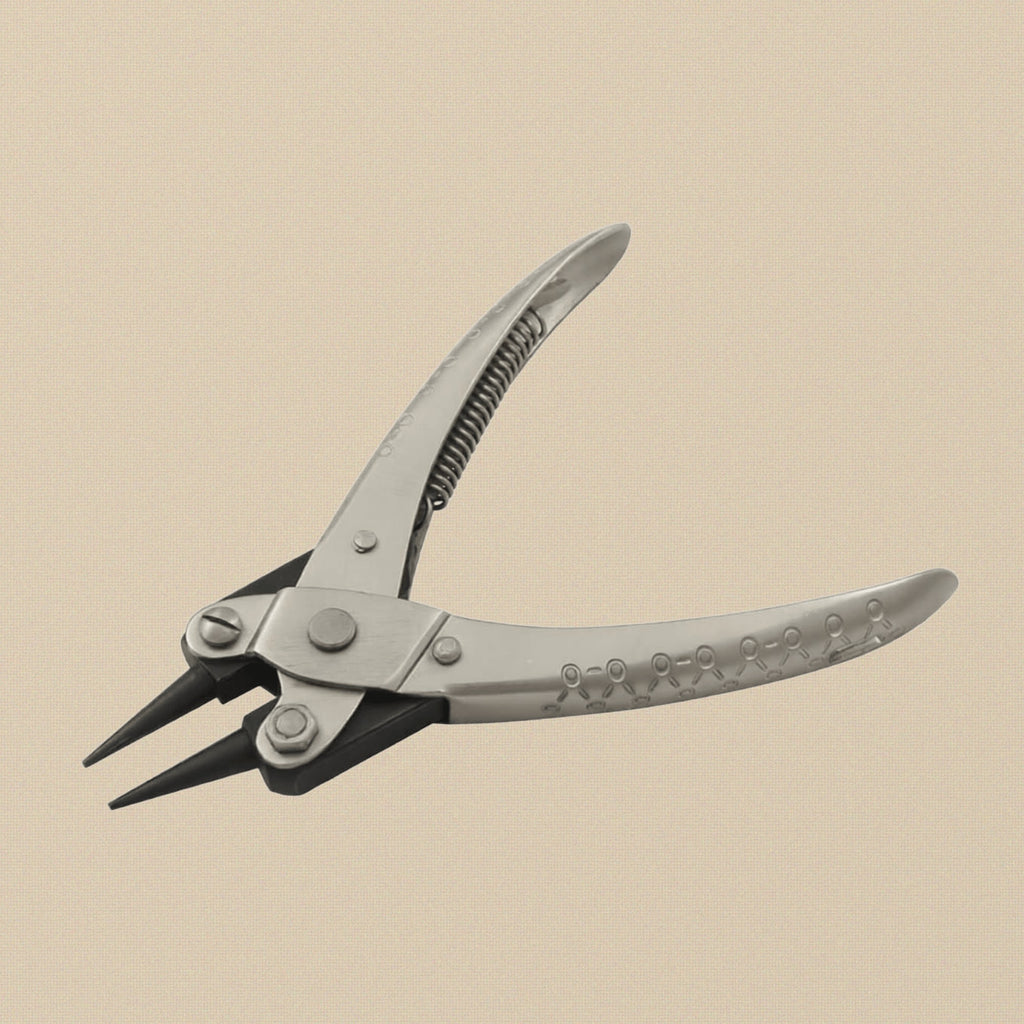 Heavy Duty 5.5 Inch Parallel Action Round Nose Pliers for Jewellery, Opticians, Crafts and Loop Making | Jewellery Making Tools | Toolsmith Ltd UK