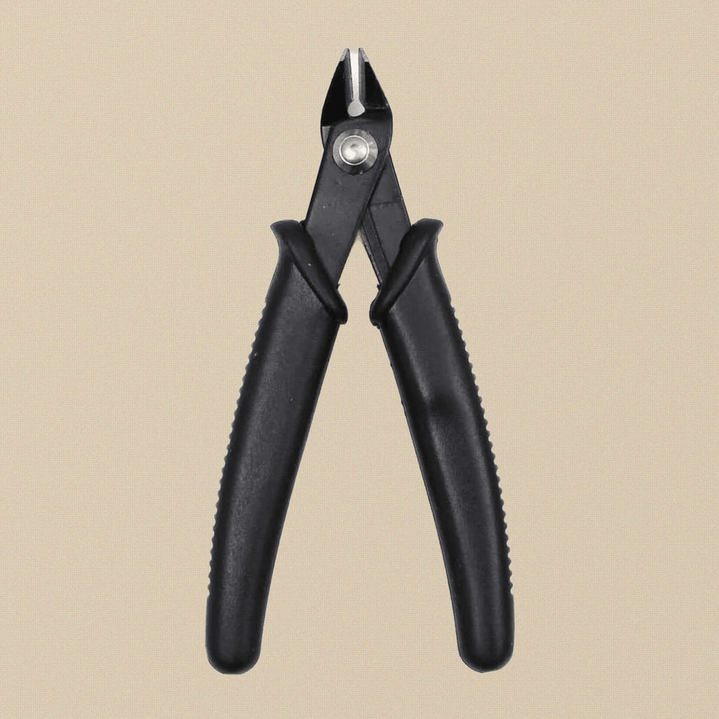 Economy Diagonal Side Cutter Pliers, Black, 5 Inch, Slim Line, for Beading Jewelry Hobby Crafts Wire Work | Jewellery Making Tools | Toolsmith Ltd UK