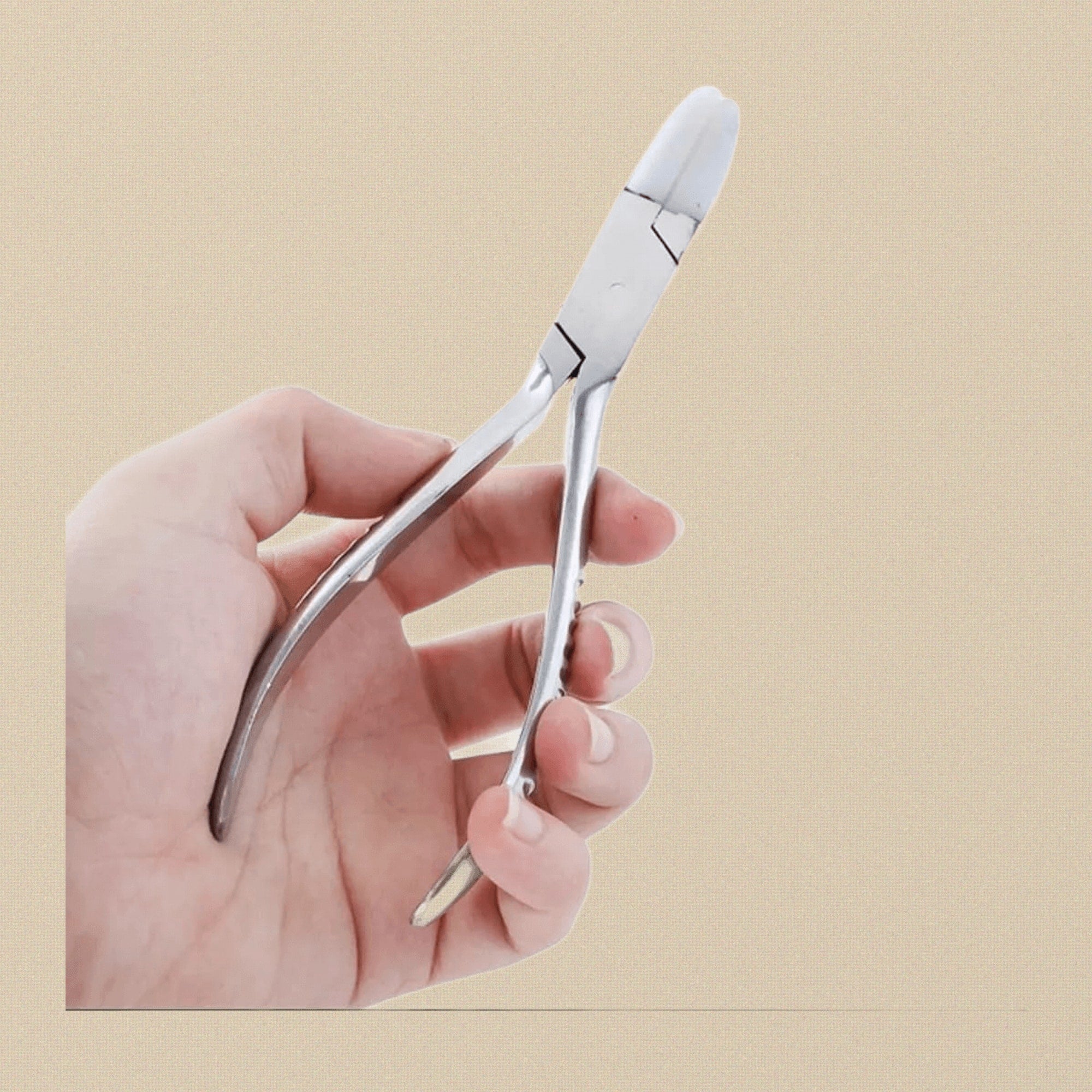 Premium Flat Nose Pliers with Double Nylon Jaw, 160mm, Comes with Extra Pair of Jaws, for Optical Glasses and Jewellery Making, Craft Tools | Jewellery Making Tools | Toolsmith Ltd UK