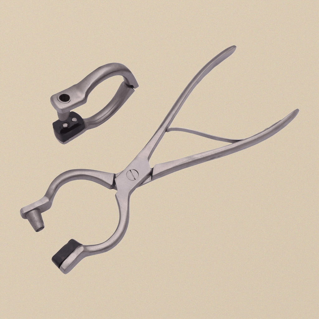 Professional Veterinary Bull Nose Ring Pliers, 10-Inch Stainless Steel and Heavy Duty, Cattle Handling Tool for Bulls and Cows | Veterinary Instruments | Toolsmith Ltd UK
