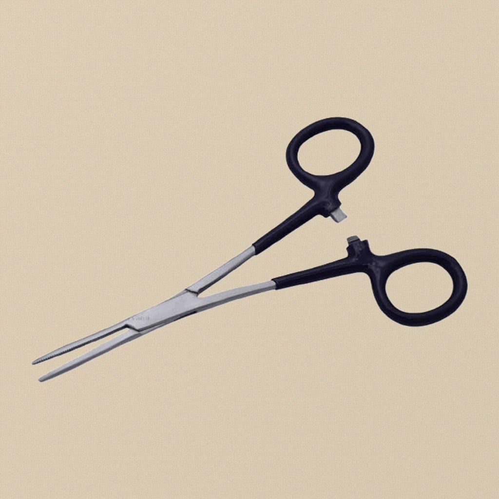 Professional Veterinary Hemostat Forceps/ Scissors, Straigt with Serrated Jaws, 5.5 Inch Straight Locking Clamp for Pet Grooming and Fishing | Veterinary Instruments | Toolsmith Ltd UK