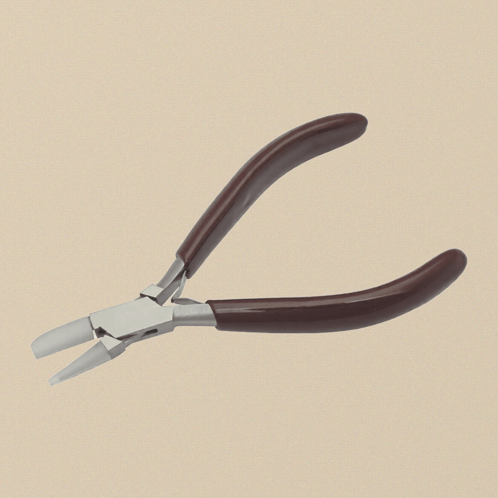 Ergonomic Comfort Nylon Round & Flat Nose Pliers, 5.5 Inch, Stainless Steel with PVC Grips for Jewellery Crafts Making and Hobby | Jewellery Making Tools | Toolsmith Ltd UK