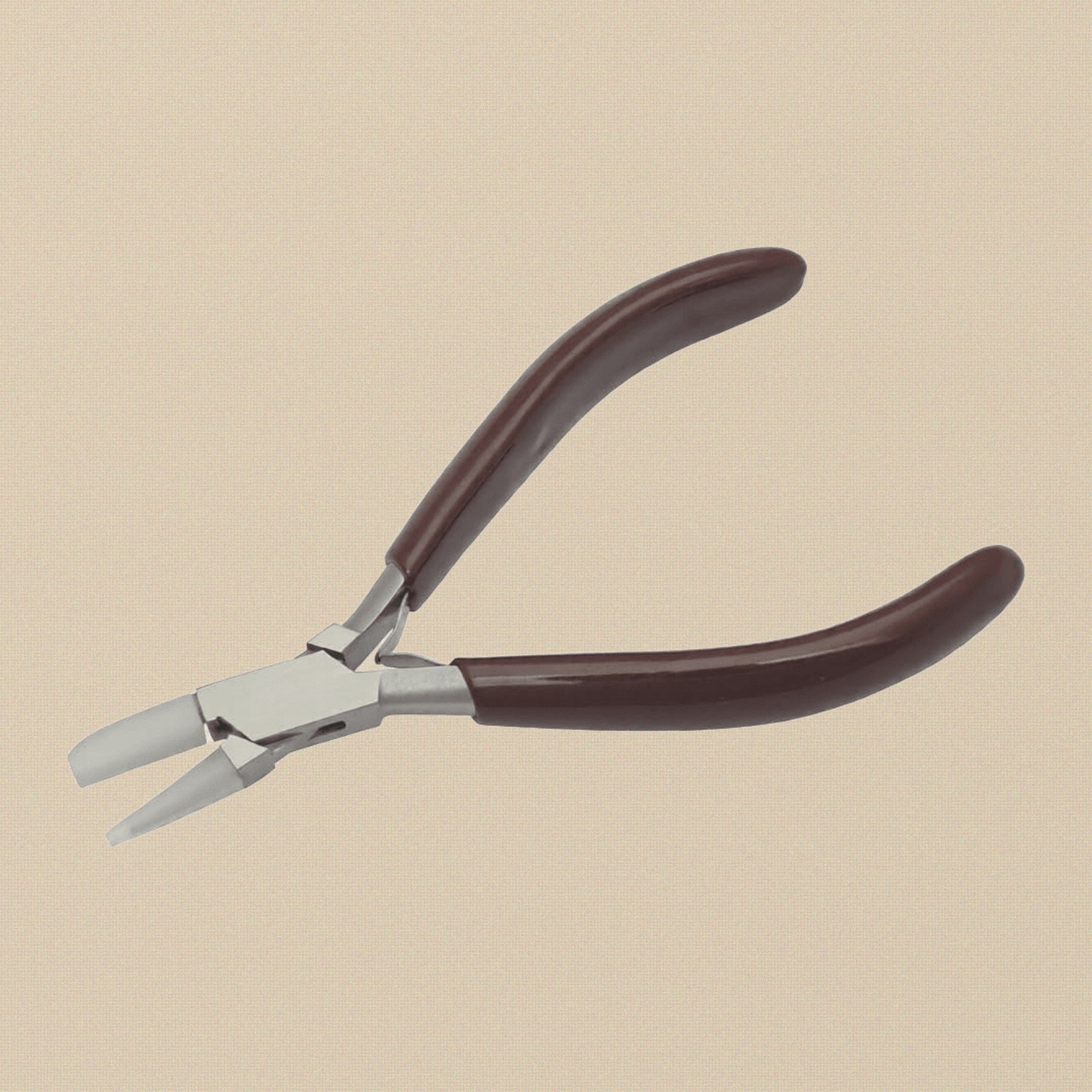 Ergonomic Comfort Nylon Round & Flat Nose Pliers, 5.5 Inch, Stainless Steel with PVC Grips for Jewellery Crafts Making and Hobby | Jewellery Making Tools | Toolsmith Ltd UK