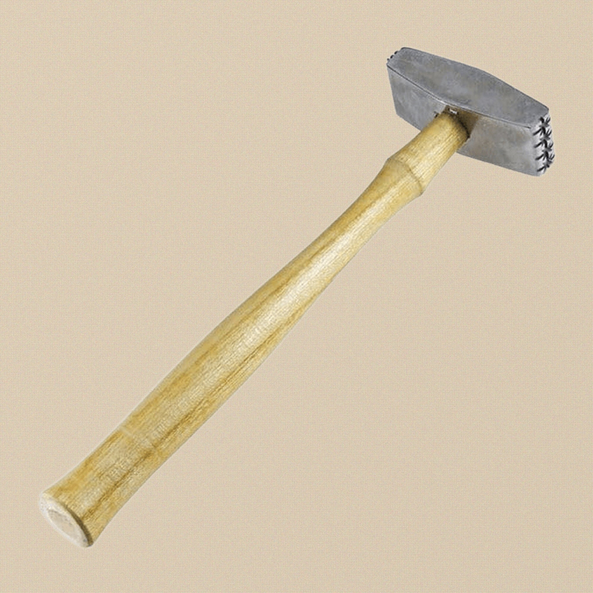 Texturing Hammer with Stars and Crosshatch Patterns, Metal Repousse Tool for Jewellery Crafts, Wooden Handle | Jewellery Making Tools | Toolsmith Ltd UK