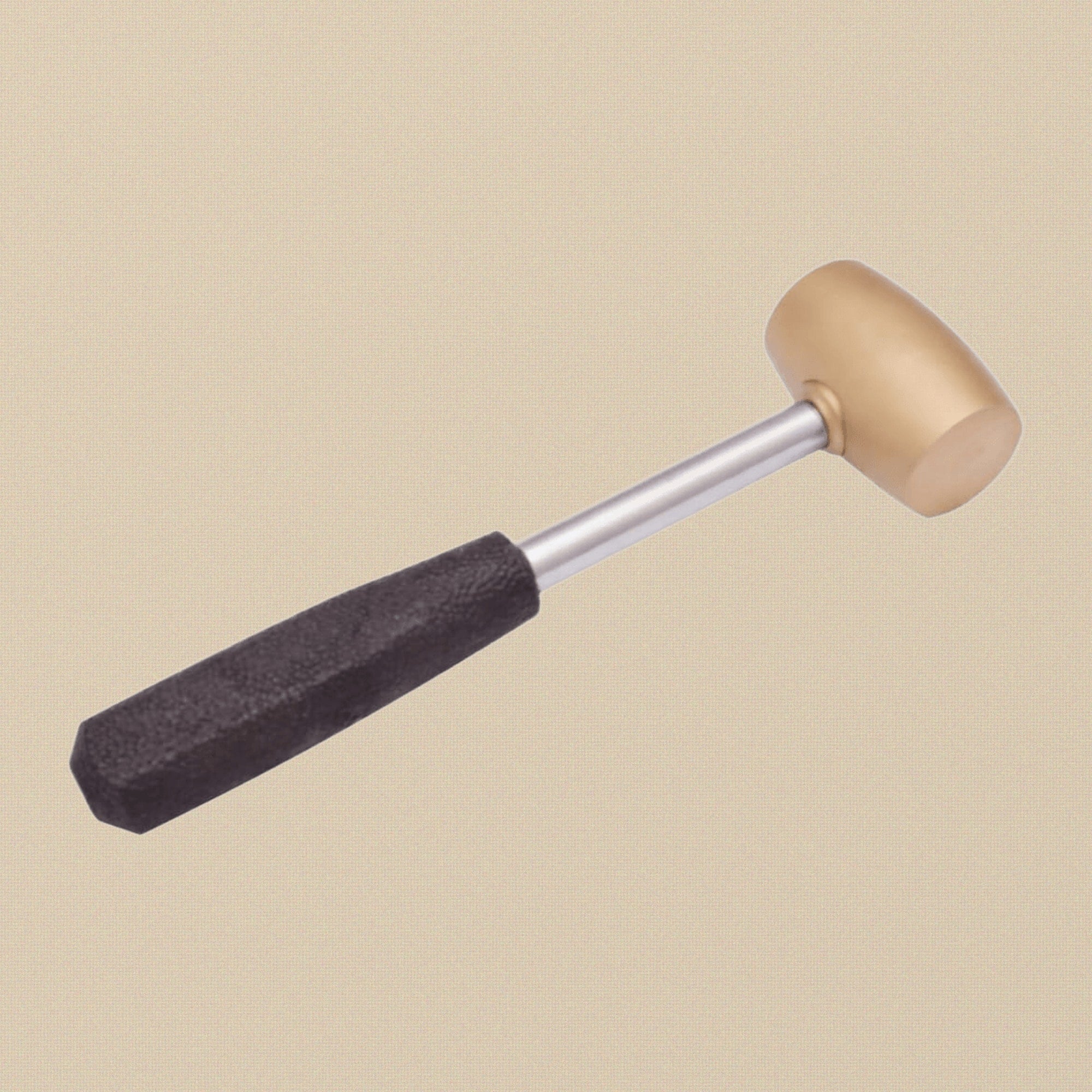 Heavy Duty Brass Hammer Mallet with Steel Handle, 2 LB, Jewellers Silversmith Dapping Tool | Jewellery Making Tools | Toolsmith Ltd UK