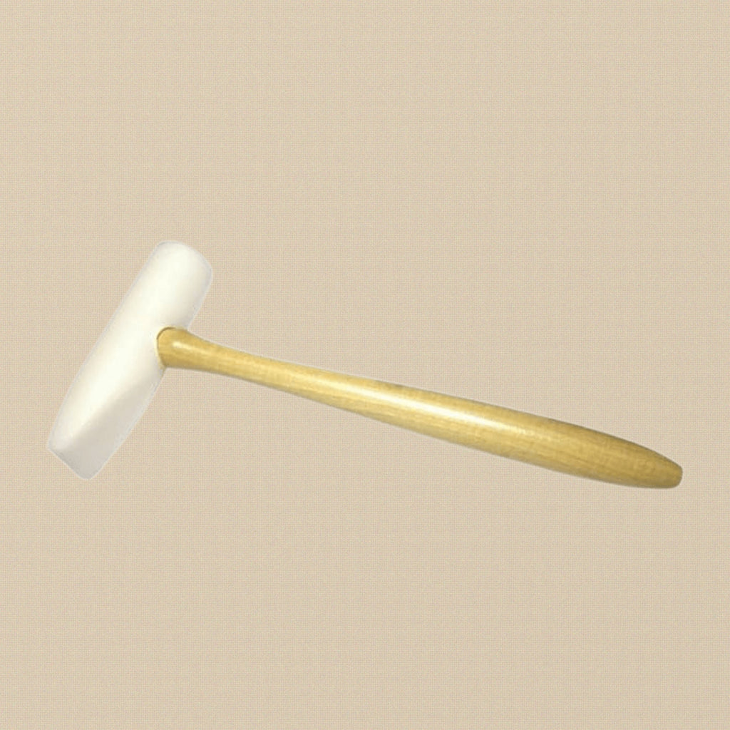 Nylon Hammer with Large Plastic Head, 12 cm Non-Marring Wedge Head, Metal Forming and Repousse Tool | Jewellery Making Tools | Toolsmith Ltd UK