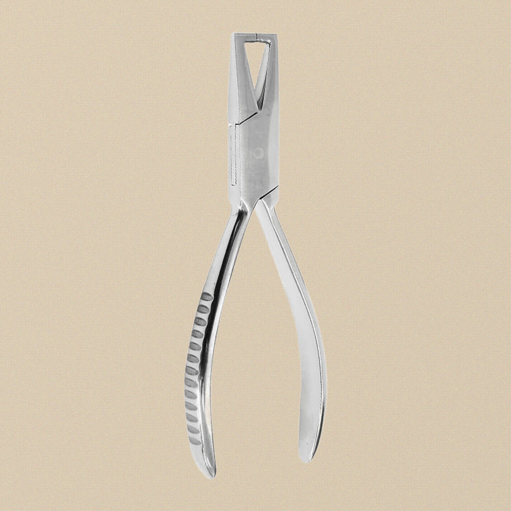Optical Hinge Setting and Angling Pliers, 150 mm, Stainless Steel, Stable Grip | Jewellery Making Tools | Toolsmith Ltd UK