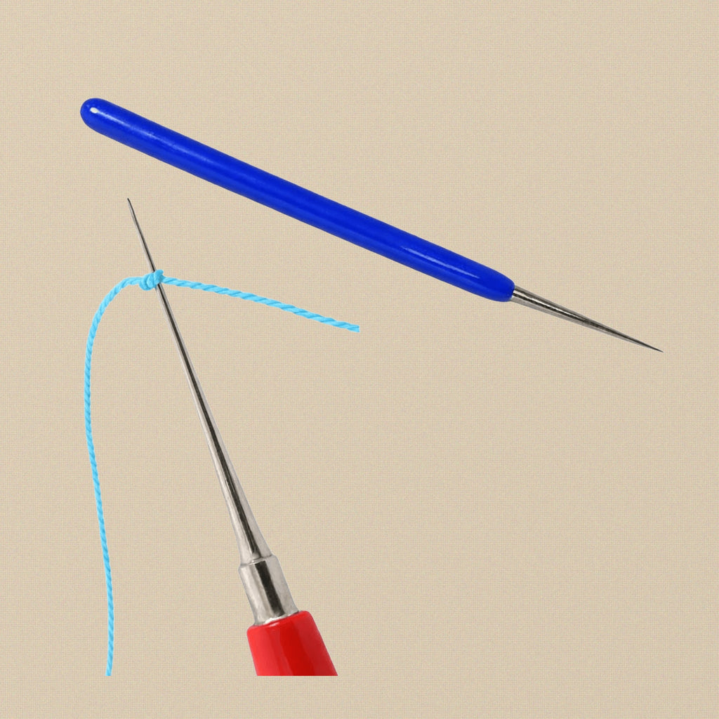 Beading Awl Tool for Stringing Beads and Pearls, Consistent Tight Knots, Rubber Handle Crafts Tool | Jewellery Making Tools | Toolsmith Ltd UK