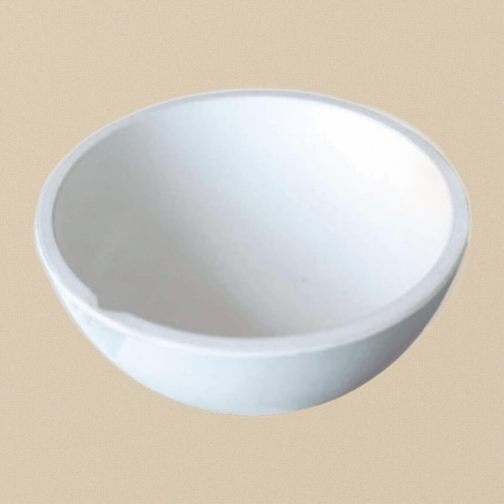Ceramic Crucible Dish, Fused Silica Material, 6-Inch Diameter, 1000g Capacity, High Temperature Heat Resistant for Melting Casting Gold Silver Copper | Jewellery Making Tools | Toolsmith Ltd UK
