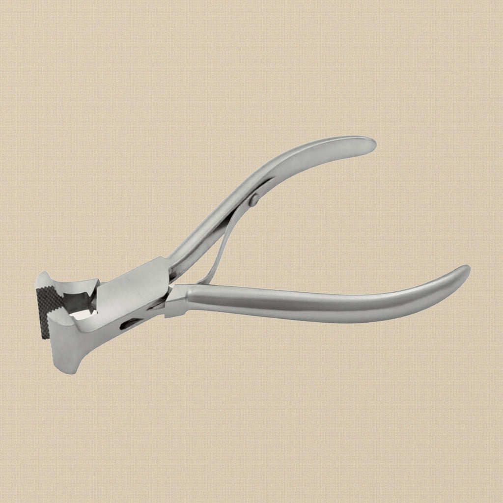 Heavy Duty 6 Inch Optical Glass Chipping Pliers, Stainless Steel, for Opticians, Art Glass Breaker Tool | Jewellery Making Tools | Toolsmith Ltd UK