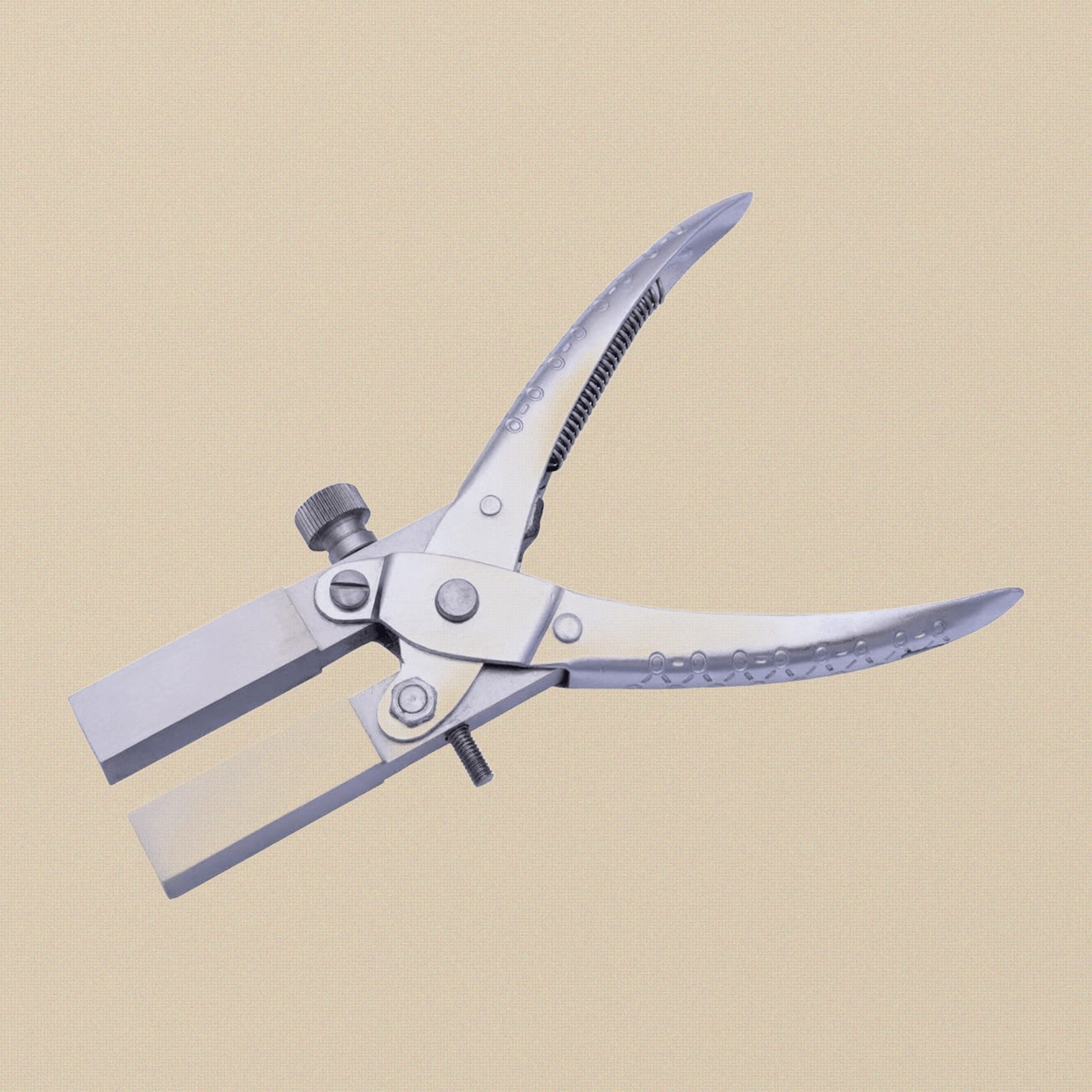 Professional Jewellery Making Parallel Action Square Bail Pliers, 12mm x 12mm Jaws with Stop, Metal Crafting Tool, 6-Inch | Jewellery Making Tools | Toolsmith Ltd UK