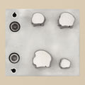 Cloud Steel Disc Cutter Set, 4 Punches, 10-20 mm, Jewellery Making Tool