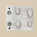 Strawberry Steel Disc Cutter Set, 4 Punches, 7-25 mm, Jewellery Making Tool