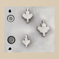 Maple Leaf Steel Disc Cutter Set, 3 Punches, 13-25 mm, Jewellery Making Tool | Disc Cutter Set | Toolsmith Ltd UK
