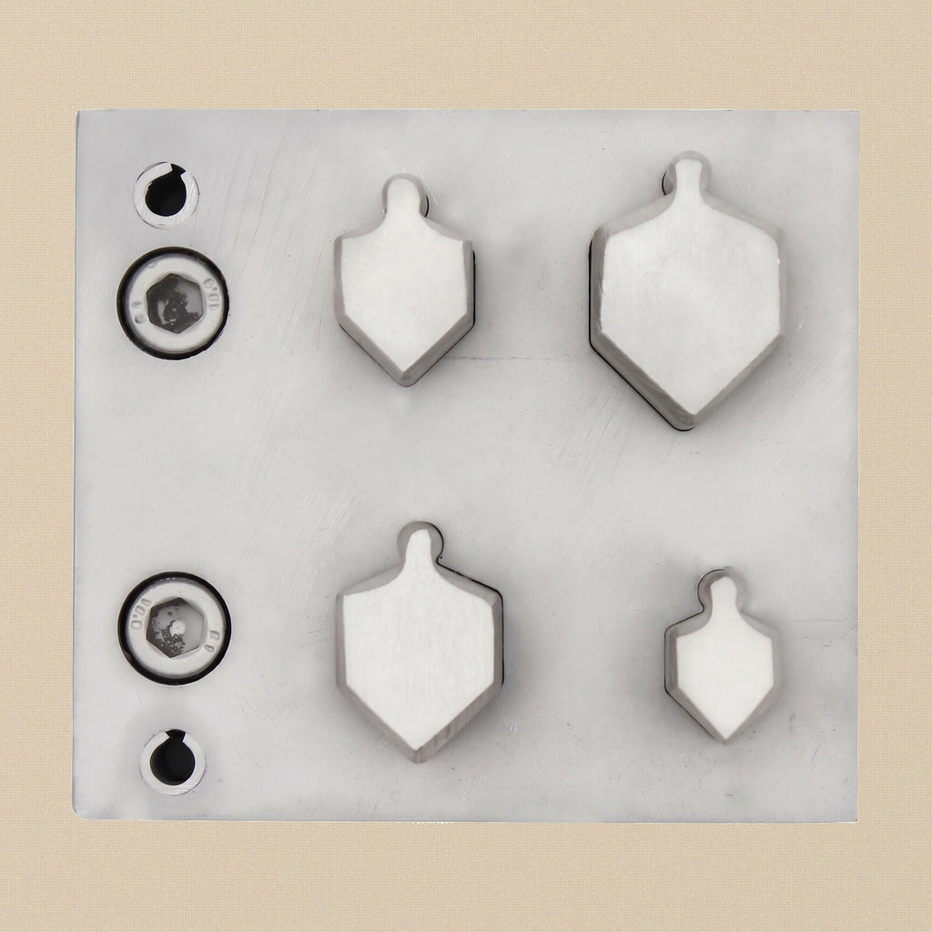 Spinning Top Steel Disc Cutter Set, 4 Punches, 10-25 mm, Jewellery Making Tool | Disc Cutter Set | Toolsmith Ltd UK