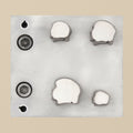Cloud Steel Disc Cutter Set, 4 Punches, 10-20 mm, Jewellery Making Tool | Disc Cutter Set | Toolsmith Ltd UK