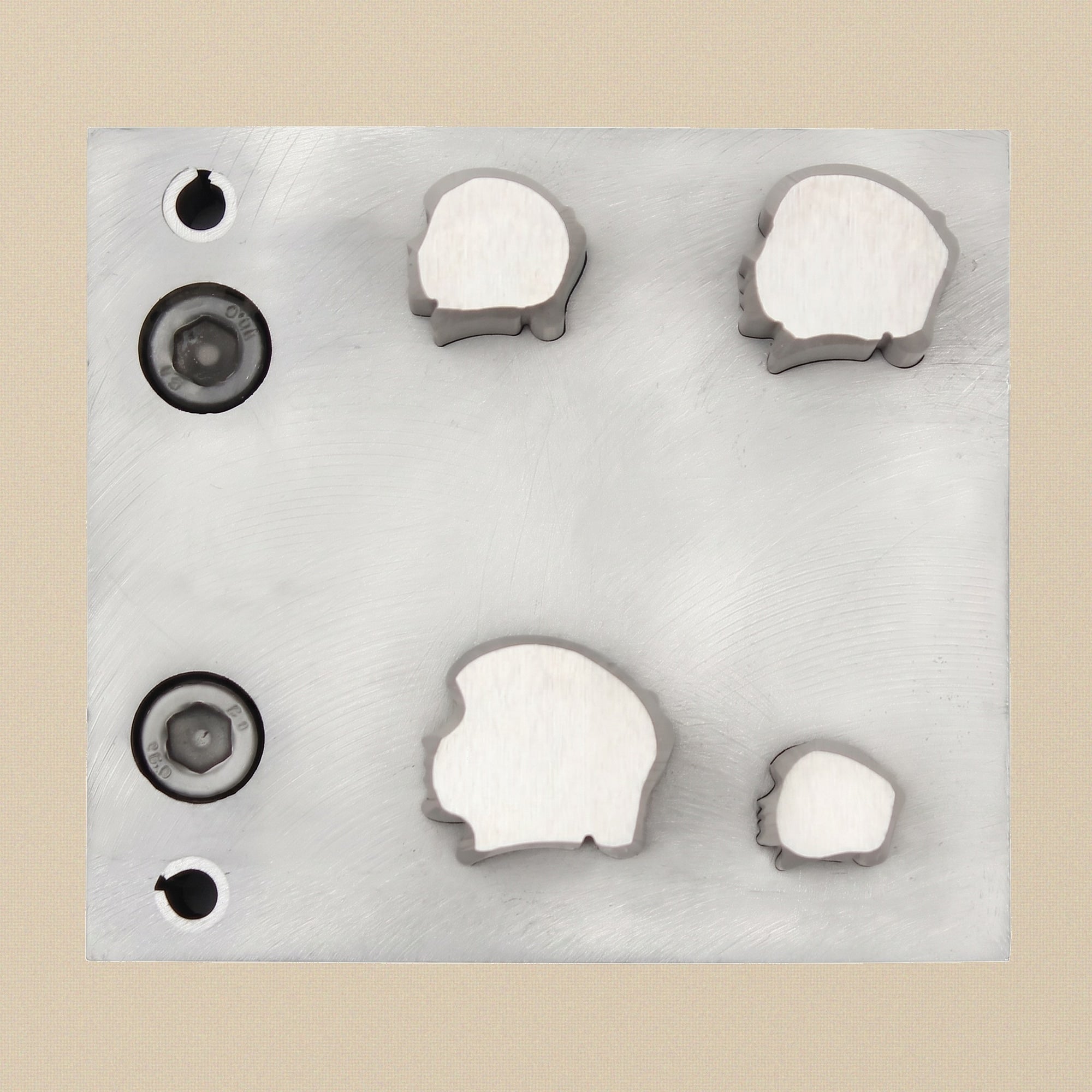 Cloud Steel Disc Cutter Set, 4 Punches, 10-20 mm, Jewellery Making Tool | Disc Cutter Set | Toolsmith Ltd UK