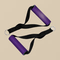 Tricep Rope Cable Attachment Handles, Purple Foam Grip, Pair, for Gym & Resistance Training