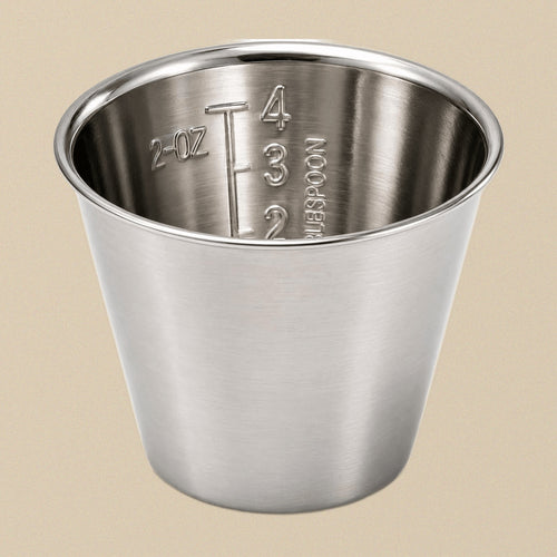 Anti-Magnetic Stainless Steel Measuring Cup, 2 oz, Multi-Purpose Bench Cup | Jewellery Making Tools | Toolsmith Ltd UK
