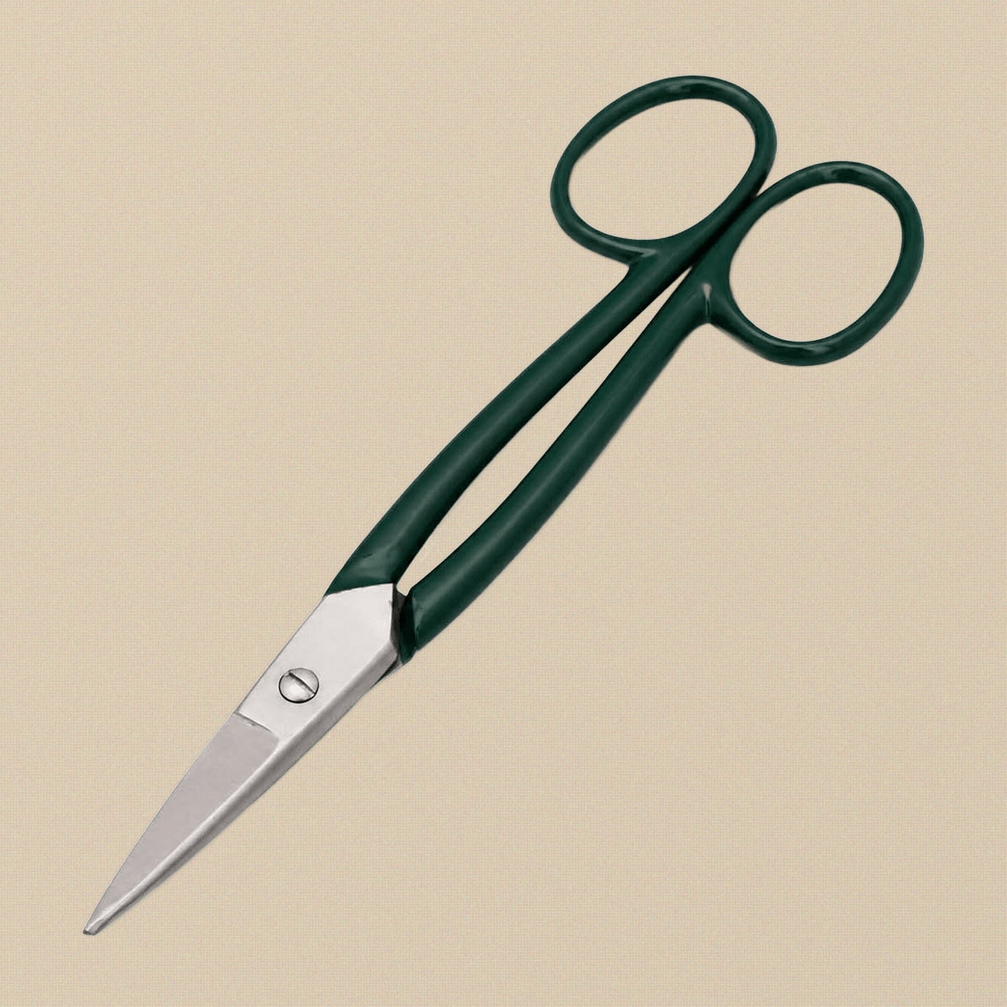 Heavy Duty Jewellers Shears, Green, Stainless Steel, Straight Jaws, Scissor-Style
