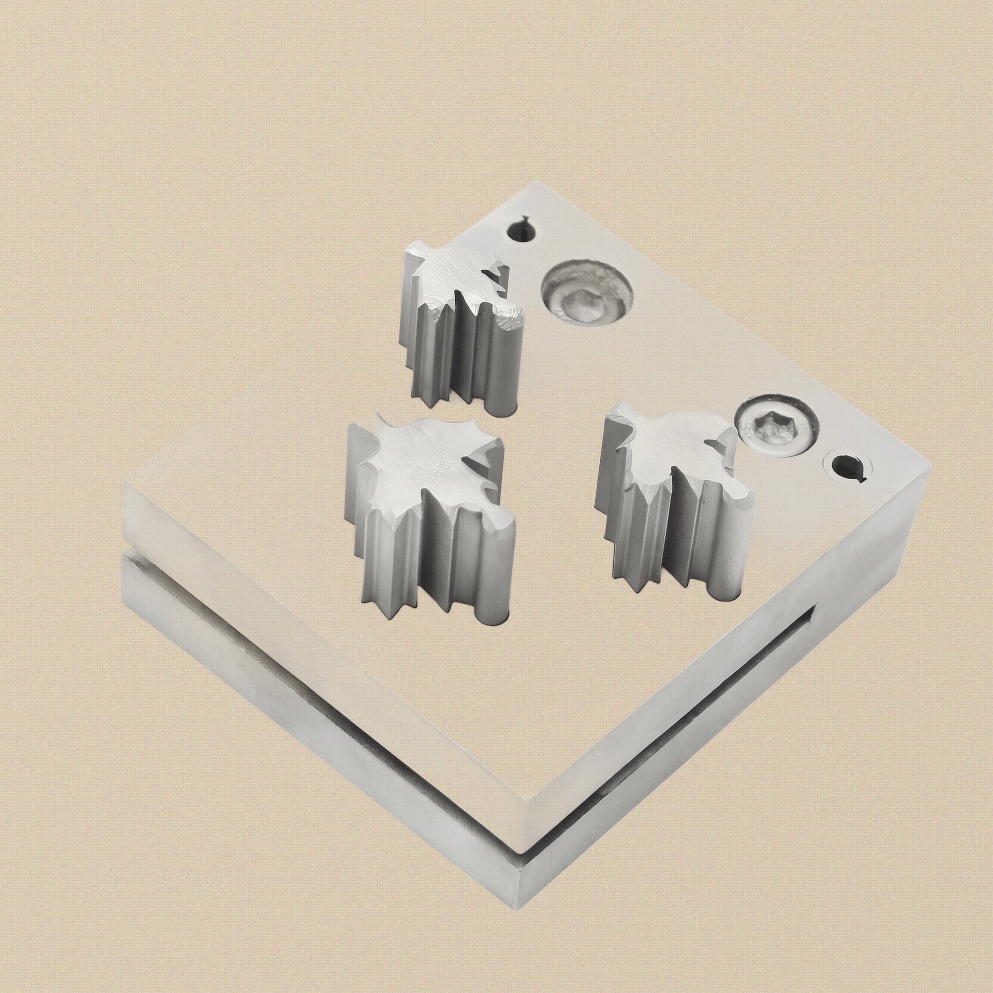 Maple Leaf Steel Disc Cutter Set, 3 Punches, 13-25 mm, Jewellery Making Tool | Disc Cutter Set | Toolsmith Ltd UK