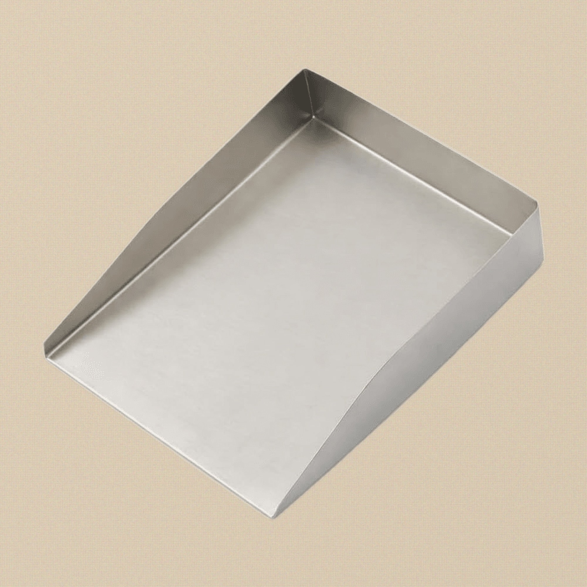 Stainless Steel Gem & Bead Scoop, Small Rectangular, 5.5 x 6 cm, for Jewellery Sorting | Jewellery Making Tools | Toolsmith Ltd UK