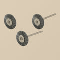 Stainless Steel Wire Wheel Brushes, Single Row, for Rotary Tools & Jewellery | Jewellery Making Tools | Toolsmith Ltd UK