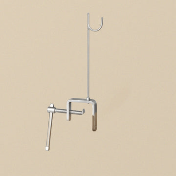 Two-Way Clamp Torch Hook Holder, Stainless Steel, Table Mount, for Soldering Torches | Jewellery Making Tools | Toolsmith Ltd UK
